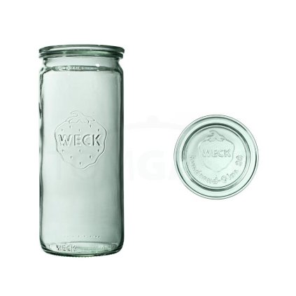 122771 sklenice weck cylindric 1040 ml s vickem 6 ks