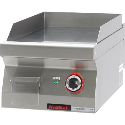 136082 elektricka grilovaci deska chromovana ocel hladky povrch nastavitelna 4 8 kw 400x700x280 mm kromet 700 pbe 400g c