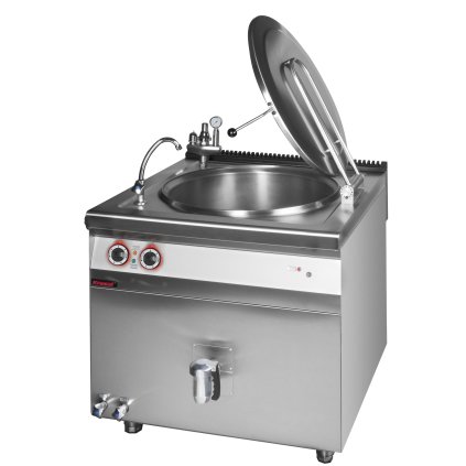 136100 elektricka varna konvice s neprimym ohrevem 150 l 18 5 kw 900x900x900 mm kromet 900 bek 150 2