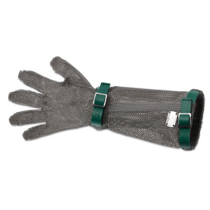 138251 kovove rukavice se zelenymi pruhy extra dlouhe velikost xs giesser 9590 19