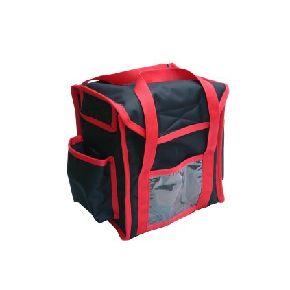 139115 taska na 4 krabice 200x250 mm codura cerna s cervenym lemovanim furmis lunchbox 4