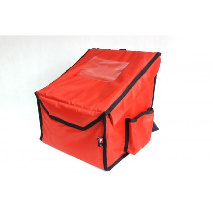139193 batoh na pizzu na 4 krabice 600x600 mm nylon cerveny s cernym lemovanim furmis plecak xxl
