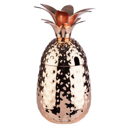 140207 hrnek nerezovy pohar ve tvaru ananasu s vickem 0 5 l aps pineaple