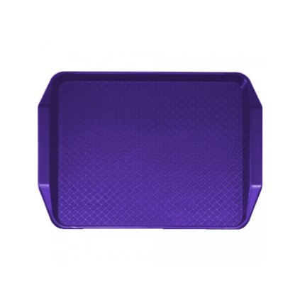 141203 obdelnikovy podnos s tvarovanymi uchy 410x300 mm tmave modry cambro fast food