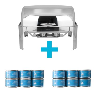 141299 sada ohrivac gastronadoby roll top gn 1 1 9 l 650x500x440 mm 12 x gelove palivo pro ohrivace gastronadob 200 g