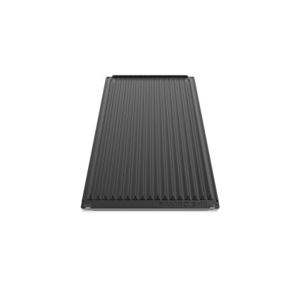 142652 neprilnavy hladce zebrovany hlinikovy grilovaci tac gn 1 1 12 mm unox fakiro grill