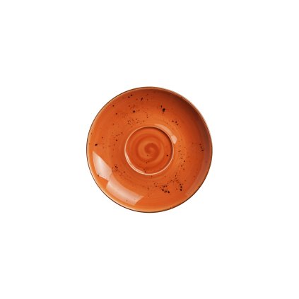 141659 podsalek na espresso 115 mm oranzovy fine dine dahlia
