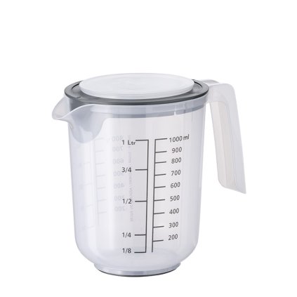 144893 polypropylenova odmerka se stupnici a vickem 1 l aps 30058