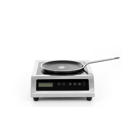 146177 set indukcni varic s nastavitelnym vykonem 3 5 kw hlinikova panev na palacinky o prumeru 260 mm s teflonovym povrchem platinum plus a indukcni vrstvou technica platinum line