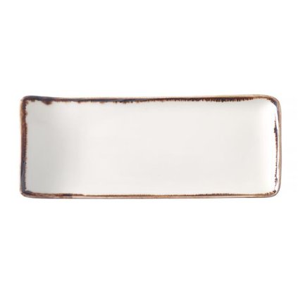 144026 servirovaci talir 215x120 mm finedine vanilka