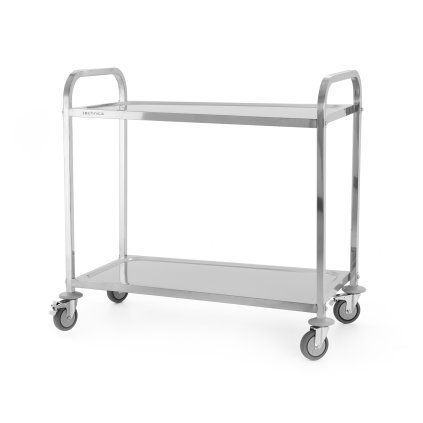 5388 4 vozik cisnicky 2 policovy uchyt s hranatym profilem 900x500x950 mm technica silver line