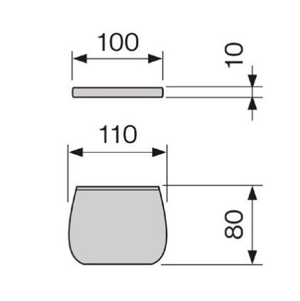 MISKA NA POLIEVKU S VIEČKOM PLAST BIELA | ABNER, 60017