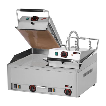 12498 steak gril elektricky dvojity 65x48 stolni durable chrom redfox kd 66 e