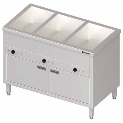 35615 stacionarni vodni lazen se skrinkou 760x600x850 mm stalgast 982316076