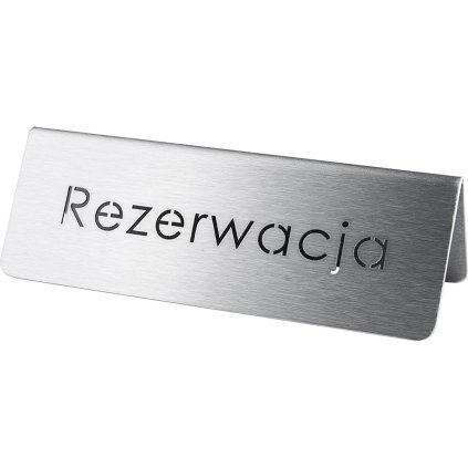 42908 stolni informacni tabulka rezervace 100x43 3x37 mm stalgast 486025