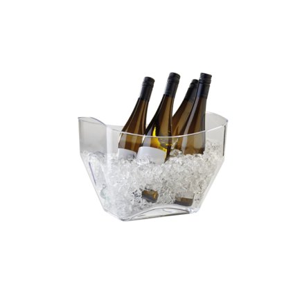 47072 nadoba cooler na vino nebo sekt z pruhledneho plastu 320x215 mm aps 36087