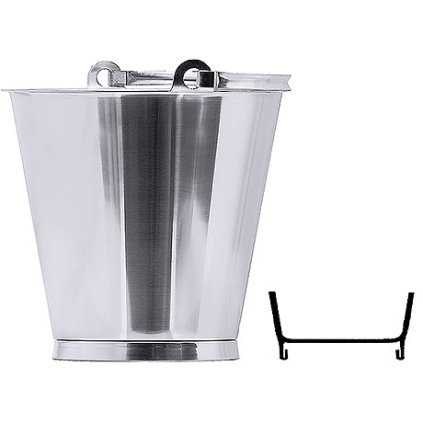 51692 vedro z nerezove oceli s prstencem 10 l contacto 416 010