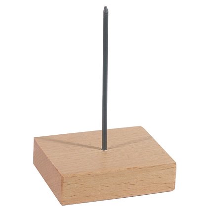 61697 bonovaci jehla na drevenem podstavci 70x60x110 mm contacto 1041 001