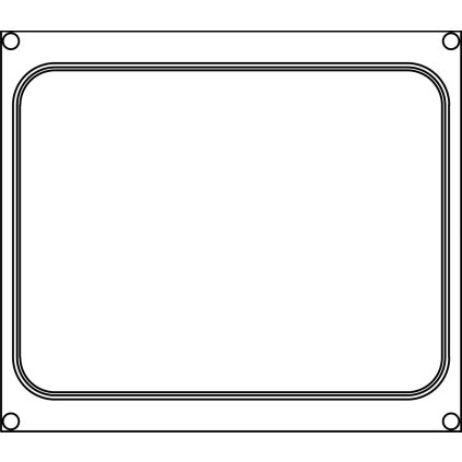 67364 matrice na jednodilnou nadobu b p pro svarecky na potravinove misky ag02e ag02hd 227x178 mm bokama 227200