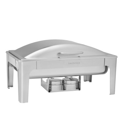 67718 chafing s odklapecim vikem gn 1 1 9l 570x430x290 mm technica silver line