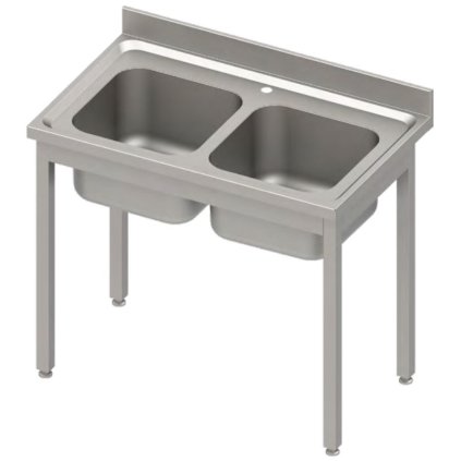 169787 stul s dvojitym drezem bez police 1000x600x850 mm stalgast 984536100