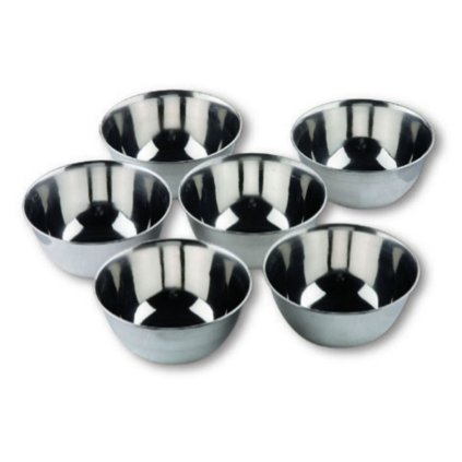 Misky nerezové, set 6 ks, 0,325 l| Lacor, E-14012