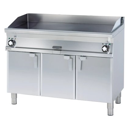 Grilovacia doska 119x52 elektrická hladká s podstavbou 400 V | RM - FTL-712ET