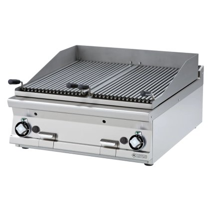 Lávový gril plynový dvojitý 2x 38x66 s podstavbou | RM - CWT-98G