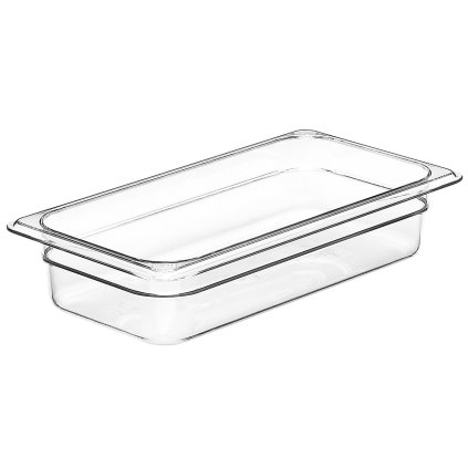 117251 nadoba camwear gn 1 3 z polykarbonatu cambro gn 1 3 2 4l pruhledna 325x176x h 65mm