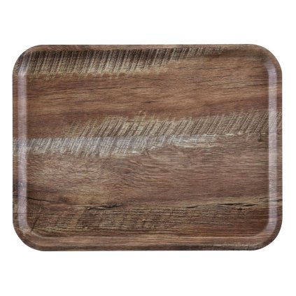 117611 servirovaci tac capri cambro tmavy dub tmave drevo 370x530mm