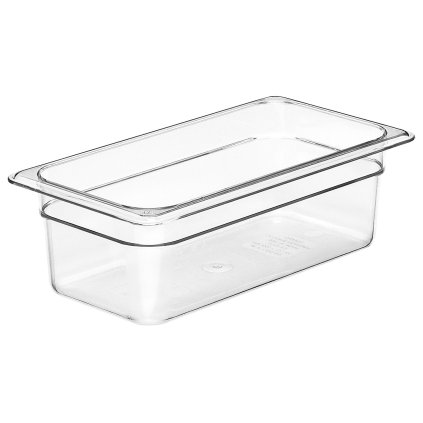 117671 nadoba camwear gn 1 3 z polykarbonatu cambro gn 1 3 3 6l pruhledna 325x176x h 100mm