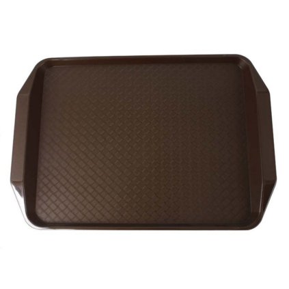 121025 fast food podnos 300 430 mm hneda