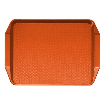 124490 fast food podnos jidelni 30 43 cm oranzovy