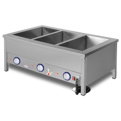 69269 elektricka ohrevna vana 3 komorova 1100x600x350 mm 2 4 kw egaz be 3ns