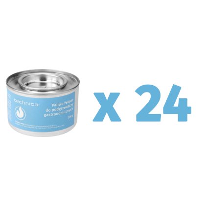 145481 sada 24 x gelove palivo pro ohrivace pro gastronomii 200 g technica 510101