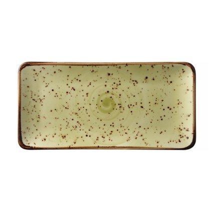 145865 obdelnikovy talir 300x150 mm olivovy fine dine earth colours olive