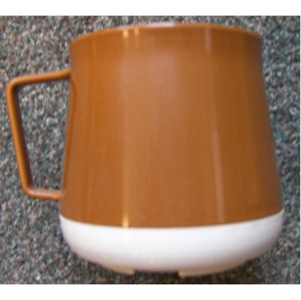 ŠÁLKA NA KÁVU BEZ VIEČKA PLAST HNEDO/BIELA | ABNER, 28315HB