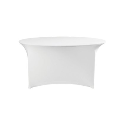 Poťah guľatý, Symposium, Biela, ⌀1800x(H)760mm | HENDI, 814451