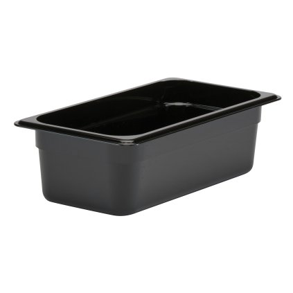 164546 gn 1 3 kontejner 100 mm polykarbonat cerny cambro camwear