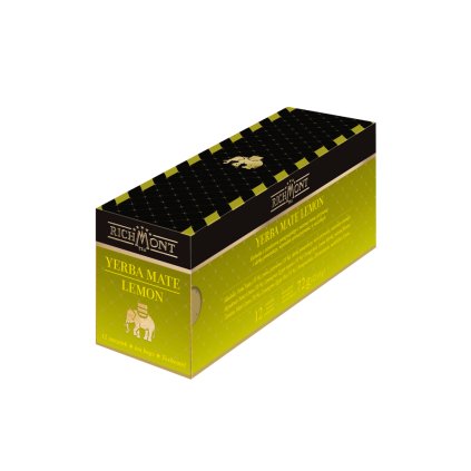 167834 bylinny caj 12 sacku richmont yerba mate lemon