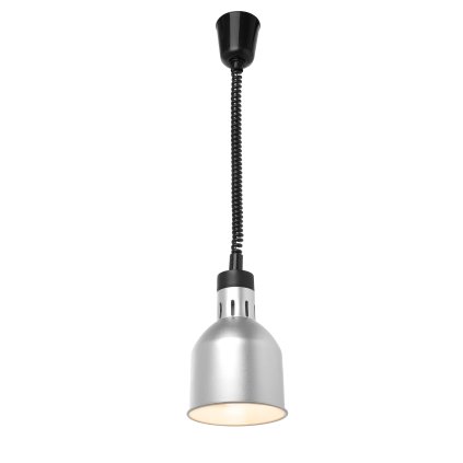 Výškovo nastaviteľná ohrievacia lampa valcová, Strieborná, 230V/250W, ⌀175x(H)250mm | HENDI, 273883