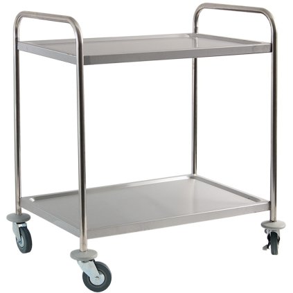 22988 vozik servirovaci dvoupolicovy nerezovy stalgast 661020
