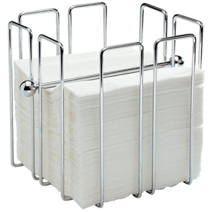 23447 zasobnik na ubrousky pochromovany 190x190x190 mm stalgast 364204