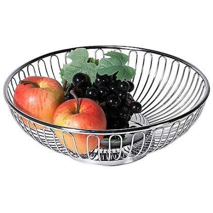 57725 kosik z nerezove oceli na pecivo nebo ovoce prumer 250 mm contacto 2074 245