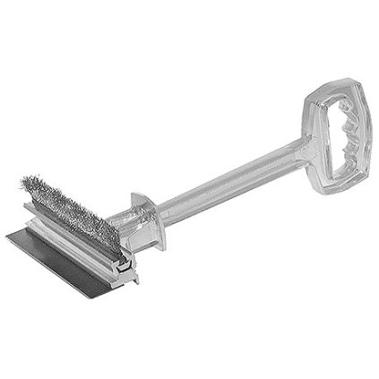 61997 skrabka s kartacem na gril 370x155 mm contacto 5877 002