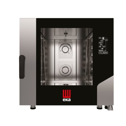 69947 konvektomat parni elektricky 6x600x400 10 4 kw 400v 850x970x850 mm cerny eka millennial black mask