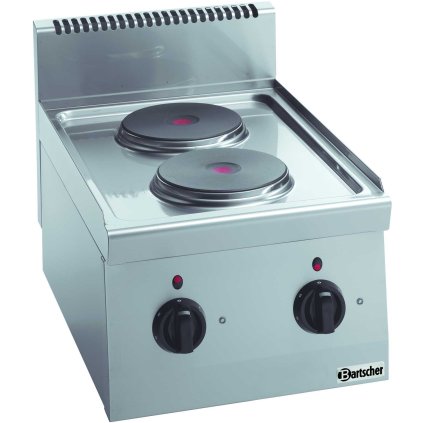 Elektrický sporák 2 platničky, 400x600x290 mm | BARTSCHER, 131723