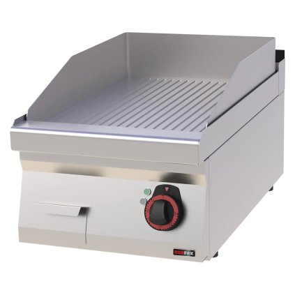 Grilovacia doska 40x51 elektrická ryhovaná bez podstavy 400 V | REDFOX - FTR 70/04 E