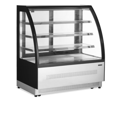 Chladiaca vitrína cukrárenská čierna | TEFCOLD LPD 1200 C Black