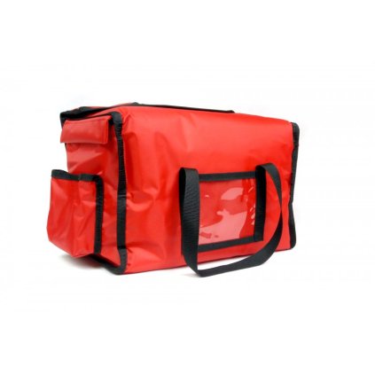 139151 taska na 6 krabic 200x250 mm nylon cervena s cernym lemovanim furmis lunchbox 6